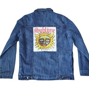 Sublime Band Jacket Sun Patch on the back. 90s Music festival worthy 🏜